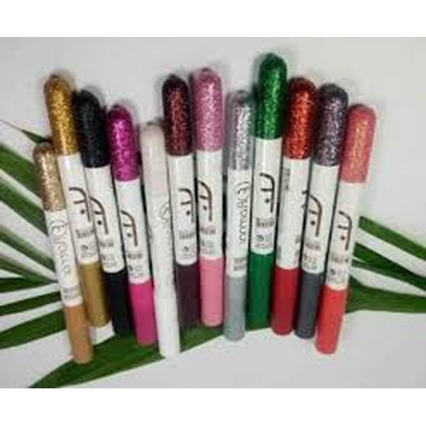 6-in-1 Eye Pencil & Liquid Glitter Makeup Set – Vibrant Shades for Bold, Long-Lasting Eye Looks