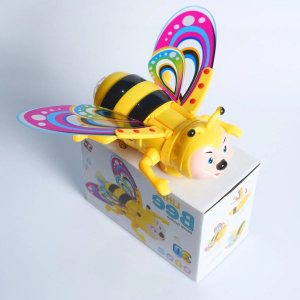Battery Operated Light Sound Musical Crawling Bee Toy for Toddler Kids Boys Girls - GlowLaa.com