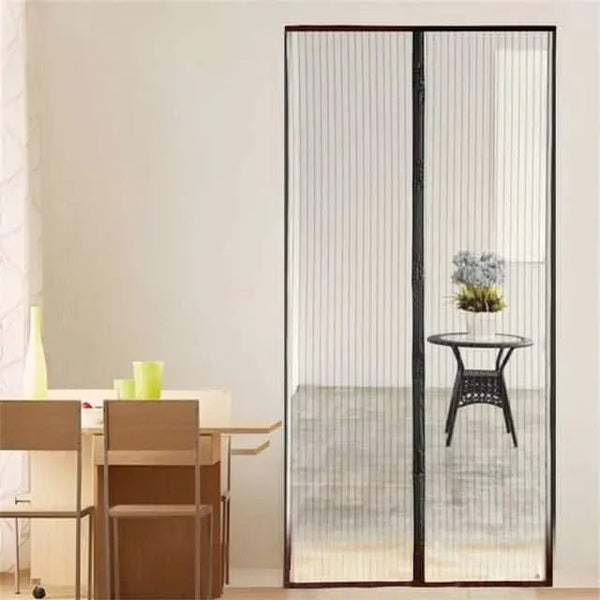 Hands-Free Retractable Magic Mesh Screen Door – Magnetic Closure, Easy Install, Keeps Bugs Out - GlowLaa.com