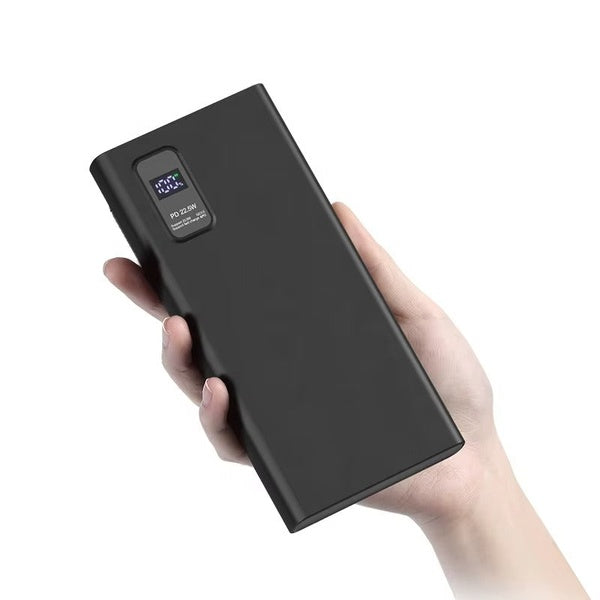 10000mAh Power Bank – PD Fast Charging with Digital Display & Full Capacity Backup (Random color)