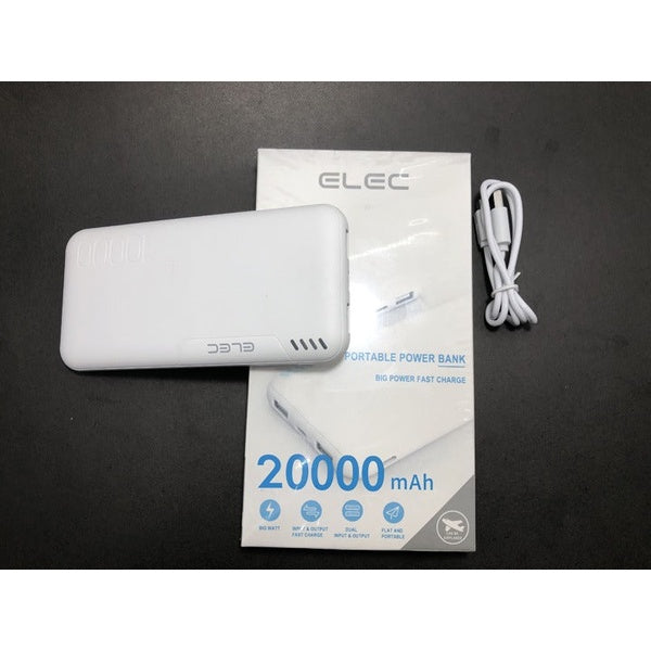 Elec 20000mAh Power Bank – PD Fast Charging, High-Capacity Portable Charger - GlowLaa.com