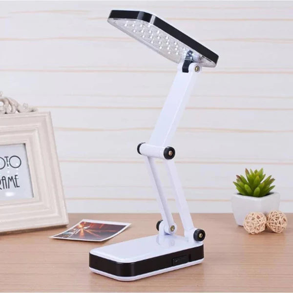 DP Led Light Rechargeable and Fashionable Folding Design SMD LED Desk Lamp Led Dual Purpose - White - GlowLaa.com