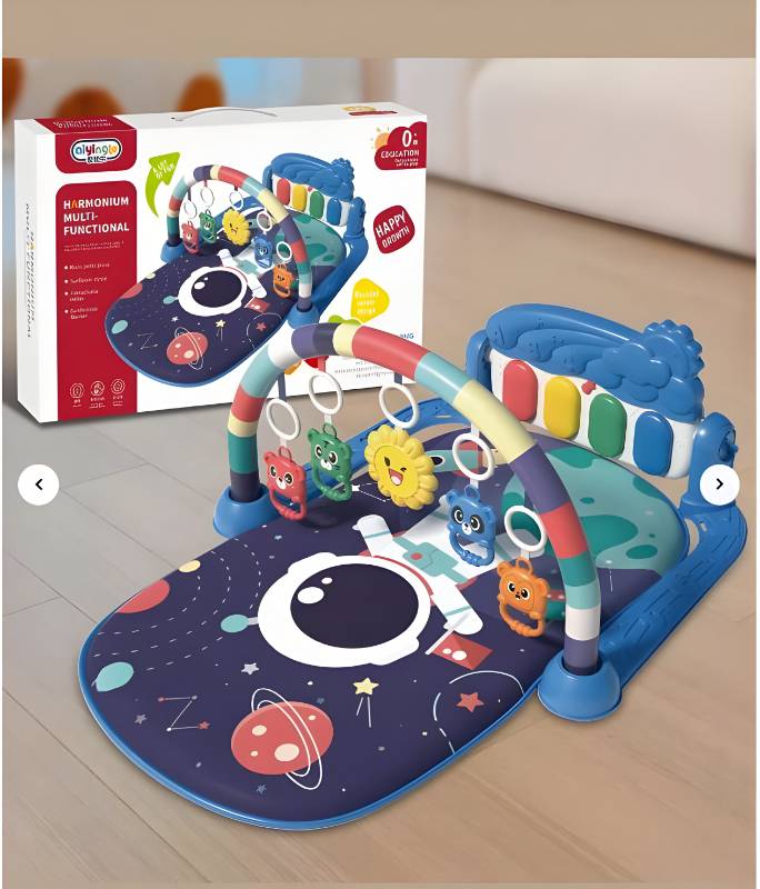 Kids Musical Piano Gym Mat With Music & Lights - (Imported) (random color)