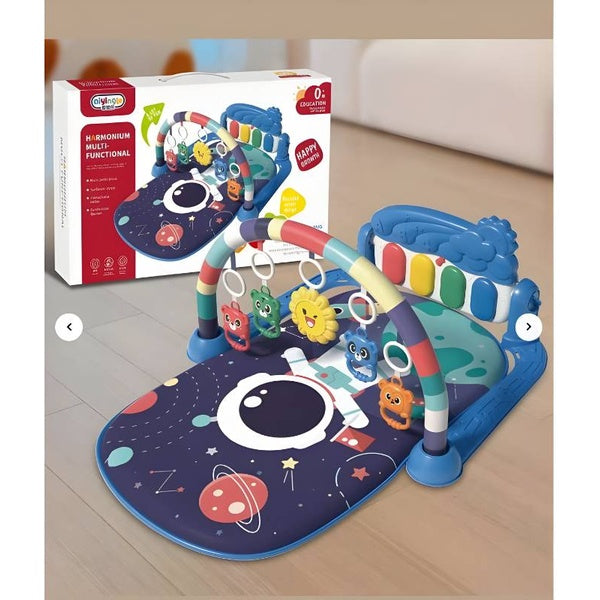 Kids Musical Piano Gym Mat With Music & Lights - (Imported) (random color) - GlowLaa.com