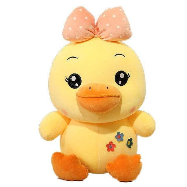 Baby Chick Duck Sun Flower Plush Soft Stuff Toy - 25cm - GlowLaa.com