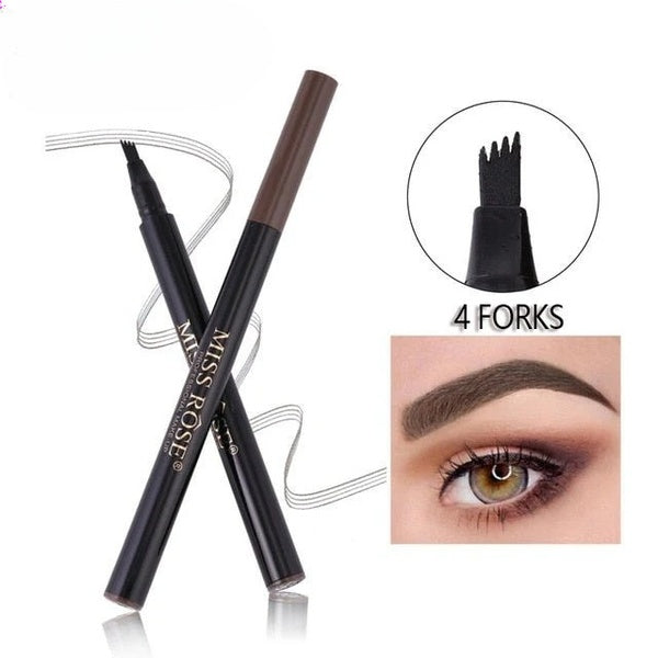 MISS ROSE Liquid Waterproof Eyebrow Pen (0.3 brown color) - GlowLaa.com
