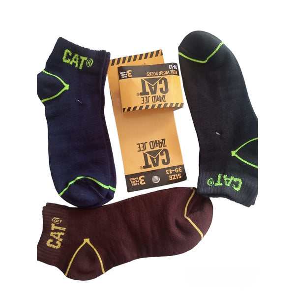 Pack of 3 Gents anklet | Half Foot Socks for Men | Low Cut Socks for Boys, Mens (Random Colors) - GlowLaa.com