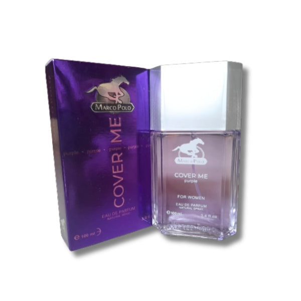 MARCO POLO Cover Me Purple Fragrance Perfume for women - Eau de Parfum Natural Spray, 100ml (3.4 fl.oz.) Specially for ladies - GlowLaa.com