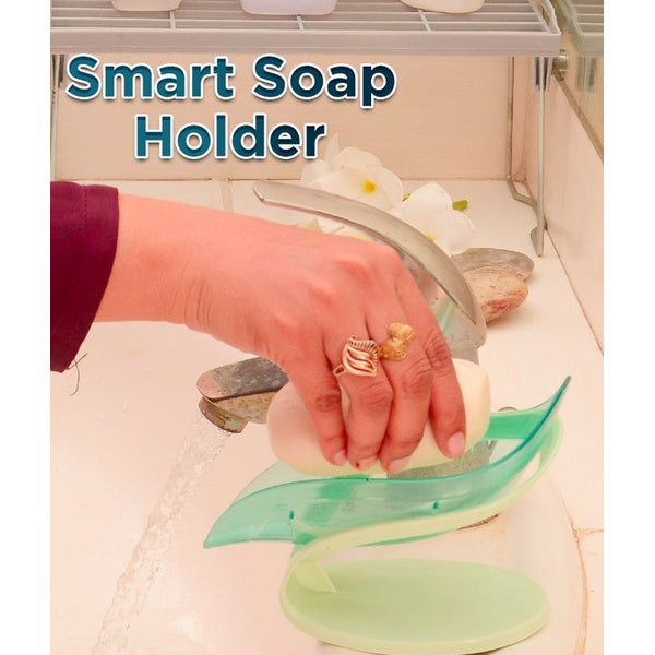 Smart Soap Holder For Bathroom | Wall Mounted Soap Bar, Kitchen, Bathroom – Random Color(1 Pc) - GlowLaa.com