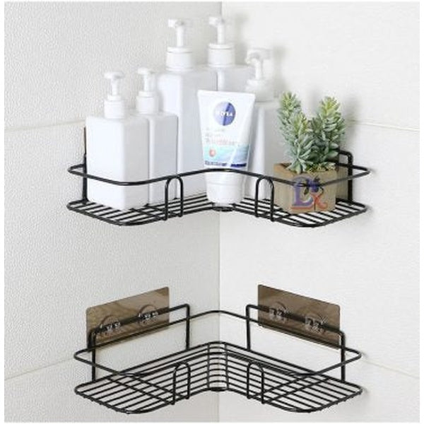 Shower, Bathtub, and Toilet Durable &amp; Rustproof Corner Storage Organizer - WITH SCREW - GlowLaa.com