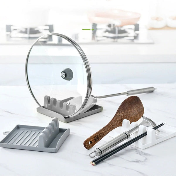 Spoon Rest (Plastic)   - Kitchen Utensil Rest (Random Color) - GlowLaa.com