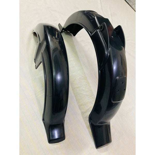 2 Pc Motorcycle Plastic Fender Mudguards Cover Set Best Quality – 70cc Bike – Front &amp; Back