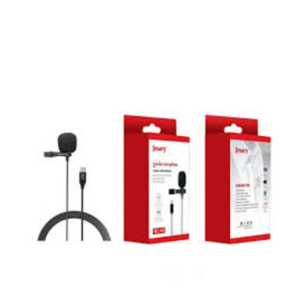Jmary  TikTok Type-c Lavalier Microphone with Clip Compatible Mobile, Laptop Tab etc - GlowLaa.com