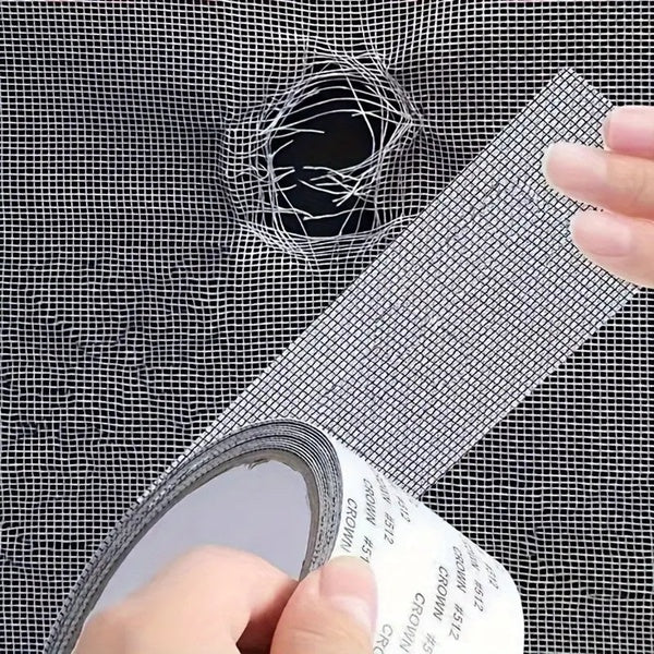 Mesh Roll Tape Window Screen Repair Patch | Keep Mosquitoes Out with Our Anti-Insect, Self-Adhesive Mesh Patch Tape - 2 meter - GlowLaa.com