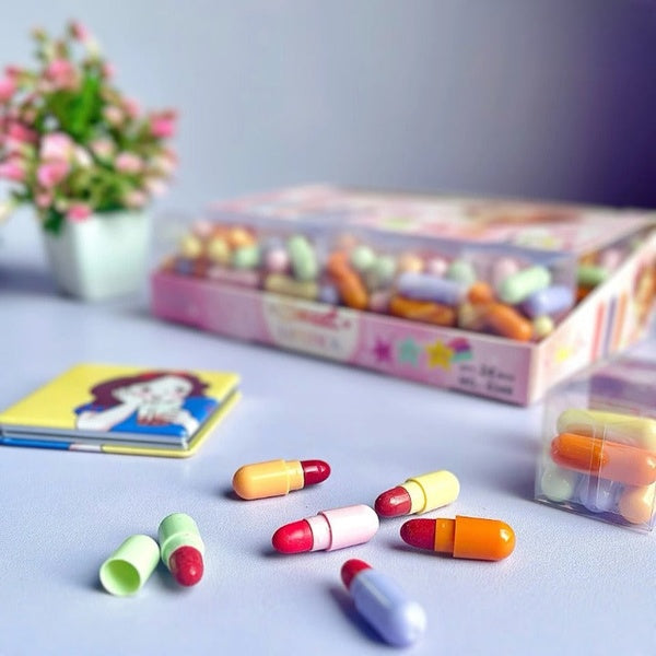 Mini Capsule Lipstick Set – High Pigment, Velvety Texture, Long-Lasting Matte Finish - GlowLaa.com