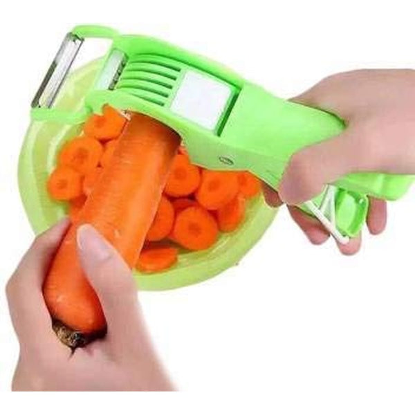 Multi Veg Cutter – 5 Blade Vegetable & Fruit Cutter And Slicer | Easy Kitchen Tool - GlowLaa.com