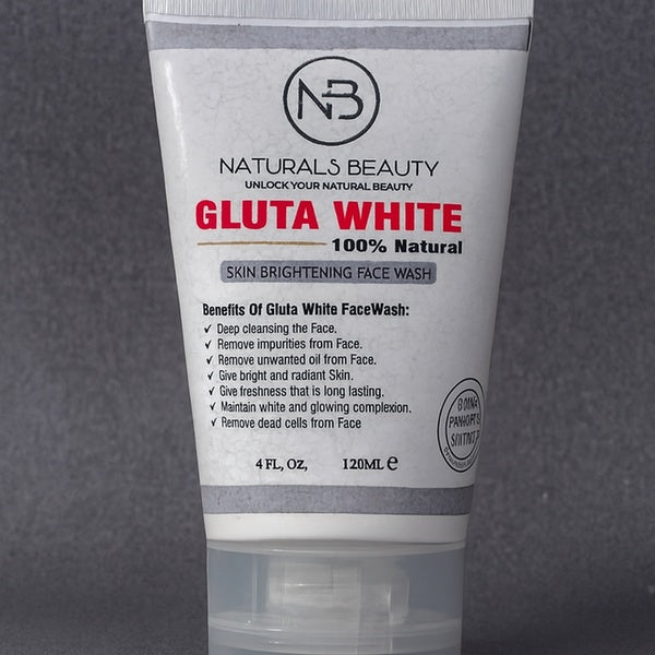 Gluta Skin Brightening Face Wash 120ml – Gentle Deep Cleanser For Radiant, Clear & Smooth Skin, Removes Dirt, Oil & Impurities - GlowLaa.com
