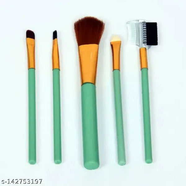 pack of 5 Electra Portable Soft Makeup Brush Set (Random Colors) - GlowLaa.com