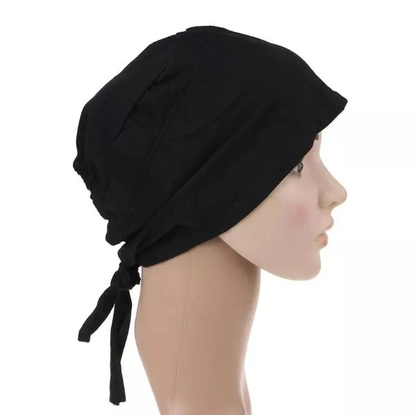 pack of 2 inner hijab cap Muslim Inner Hijab Cap / Muslim Women Plain Hat Islamic Inner Caps Head wear Under scarf Hijab - GlowLaa.com