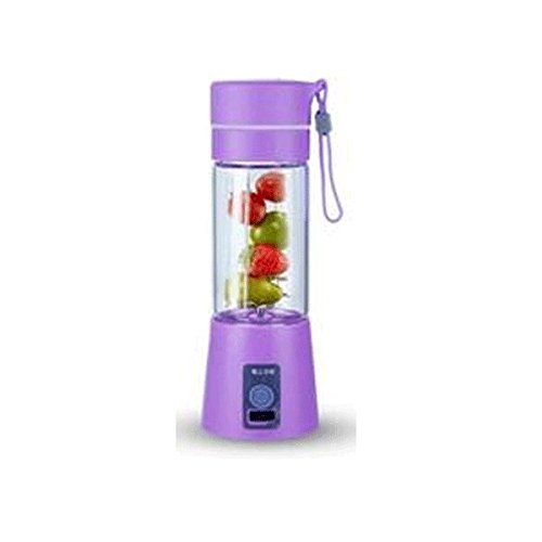 Juicer Portable Outdoor Juicing Cup Home Mini Cordless Crushed Ice Machine USB Charging Fruit Vegetable Blender (Random Color)