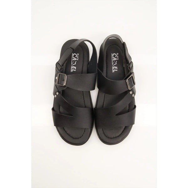 Black Camel Sandal - 2002   ( (2002)-Black-Sandal - 39-43) - 39 - GlowLaa.com