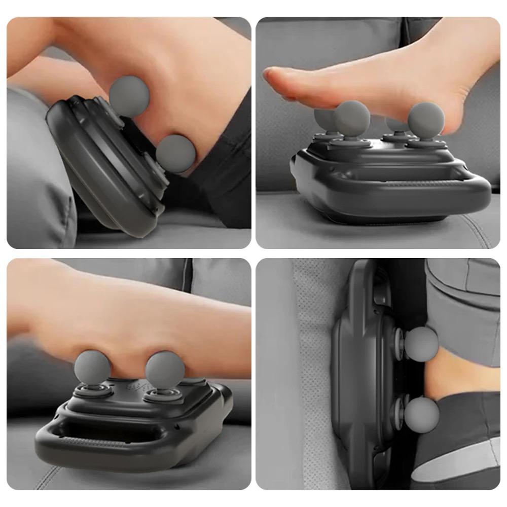 Blue idea Deep Tissue Massage Gun with 4 Heads - Muscle Massager for Back, Neck, and Body Pain Relief Rechargeable - BLD-330