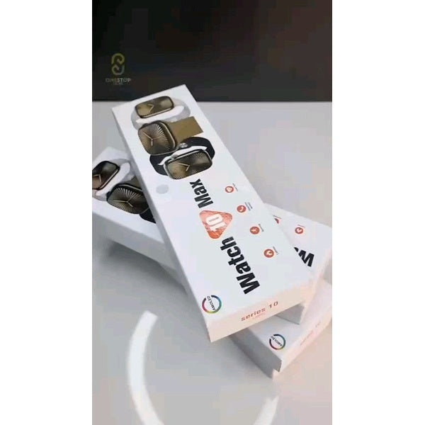 Watch 10 Max | New Model Series 10 Max Smart Watch | Stainless Steel Body with High Definition Edge Display | BT Calling &amp; Long Battery Life - Silver