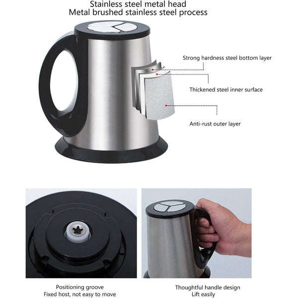 Falari 3L Electric Meat Grinder, Stainless Steel Electric Chopper for Household Use, Automatic Food Processor With 3 Speed for Meat, Vegetables, Fruit and Nuts, Detachable and Washable - GlowLaa.com