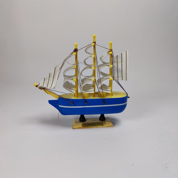 Wooden Sailing Boats Ship Model | Handcrafted Boat Home Decoration - Small - GlowLaa.com