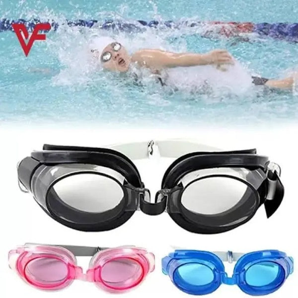 3 in 1 Swimming Goggles Advanced Swimming Goggles For Kids And Adults (Random Color)