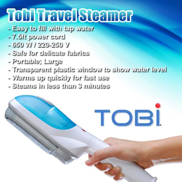 Portable TOBI Steamer Iron,steam ironing. - GlowLaa.com