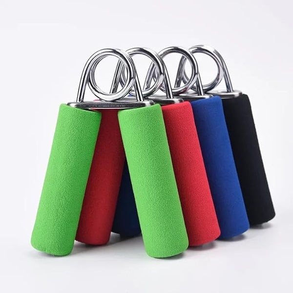 Hand Grippe foam hand grip strengthener  ,Strength Training for Fitness Gym Men's women's( random color) - 1 PCs - GlowLaa.com