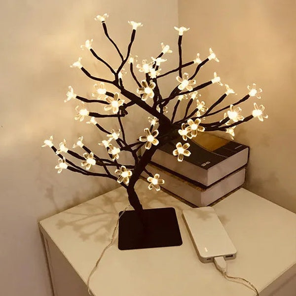 LED Cherry Blossom Bloom light Trees table Lamp