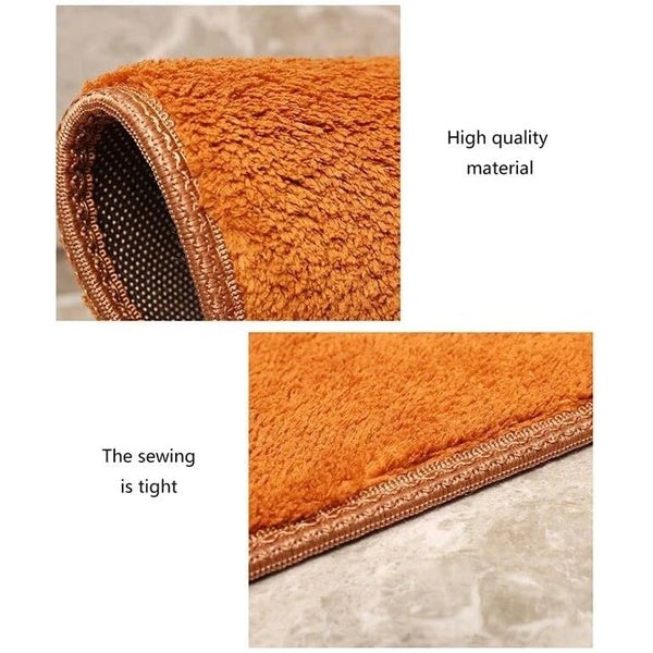 Soft Super Absorbent Bathroom/ door Mat Non-slip 40x60cm (random color) - GlowLaa.com