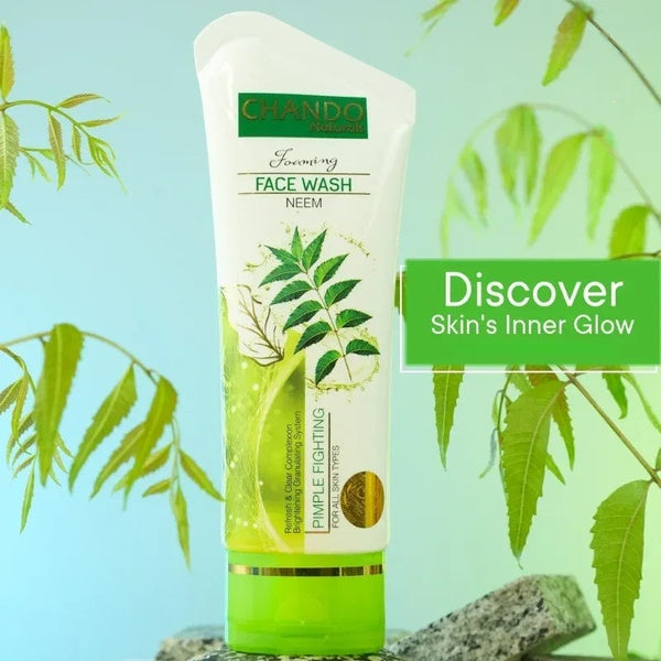 CHANDO Naturals Foaming Face Wash Neem – Pimple Fighting & Skin Purification - GlowLaa.com