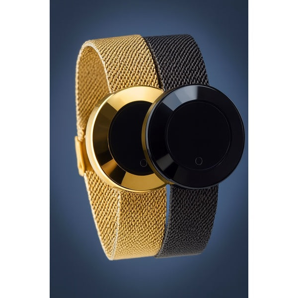 Ladies Smart Watch with Mesh Strap (Black)