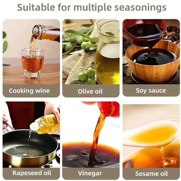 2 in 1 Oil Spray Jug - 470ml (Random Color)