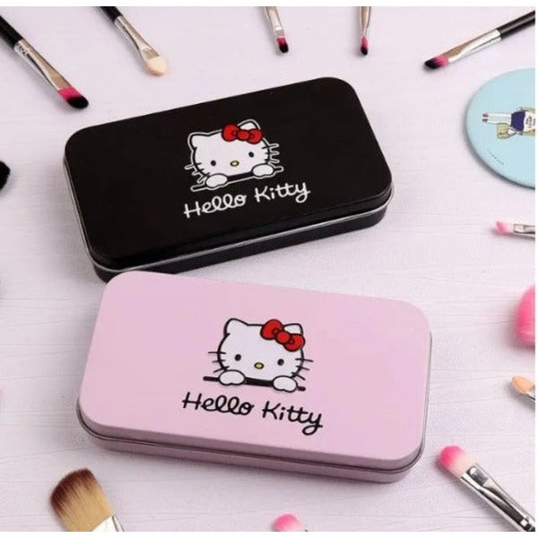 Cute 7 Piece Makeup Foundation Powder Eye shadow Brushes Set - GlowLaa.com