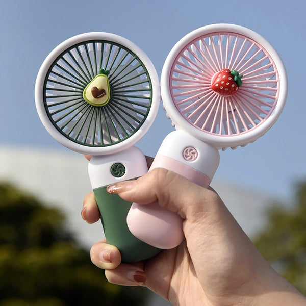 Mini Fan Multifunctional Cool Summer Fruit Cartoon Handheld Mini Fan (random color) - GlowLaa.com