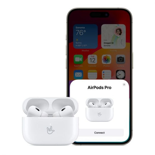 Airpods pro 2 buzzer working with lanyard type c with dori - white - GlowLaa.com