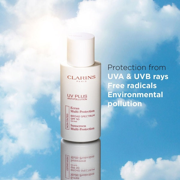 Clarins UV Plus 50 ML Multi-Protection Tint Sunscreen SPF 50 / PA+++ - Oil-Free | Best Quality Sunscreen  - GlowLaa.com