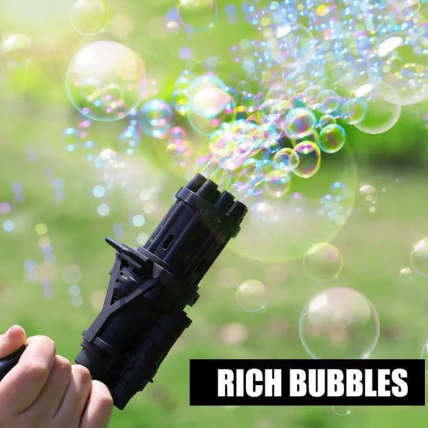 Automatic Bubble Gun For Kids | Water Gatling Play Gun for Boys &amp; Girls (Random color) - GlowLaa.com