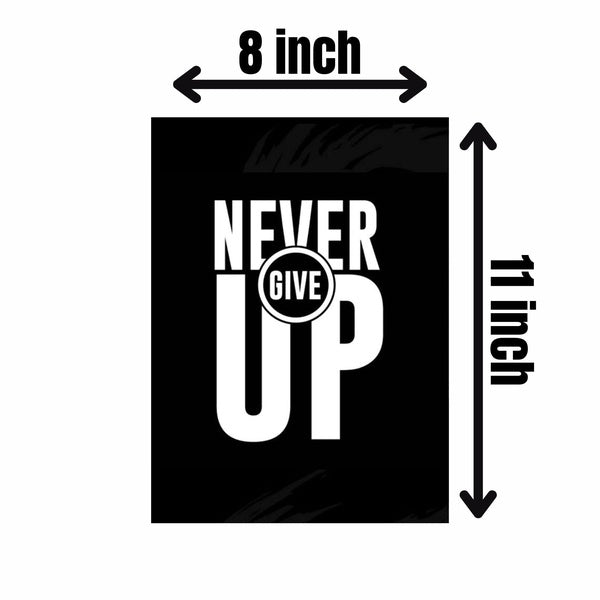 Set of 6 wooden canvas frames motivational quotes Size 8x11 inch - GlowLaa.com