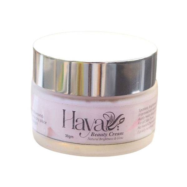 Haya Beauty Cream Natural Brightness &amp; Glow Beauty Cream White &amp; Glowing Face Cream 30mg - GlowLaa.com