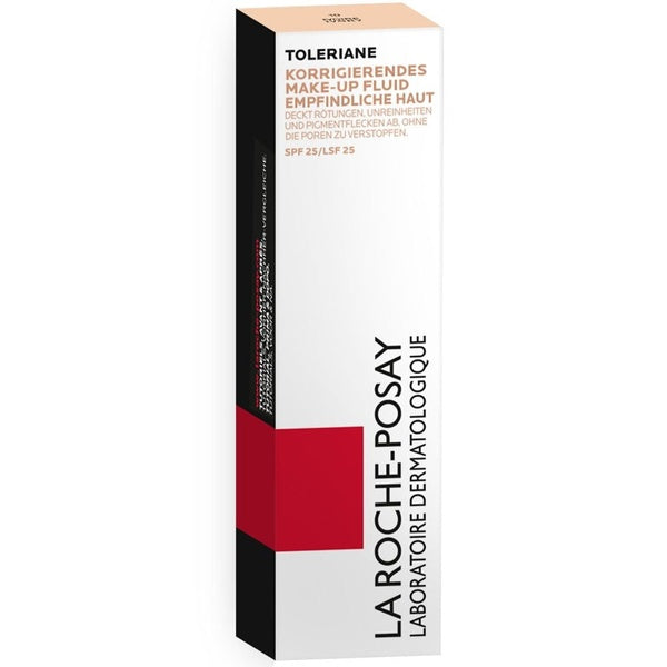 La Roche-Posay Toleriane Corrective Liquid Foundation SPF 25 – High-Coverage, Lightweight Makeup for Sensitive Skin - 30ml – Shade: Ivory - GlowLaa.com