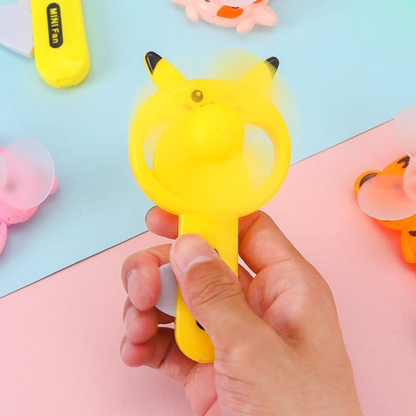 Manual Cute Summer Hand Fan Durable Ultra-Quiet Cooling Fans for Travel Office Room - GlowLaa.com