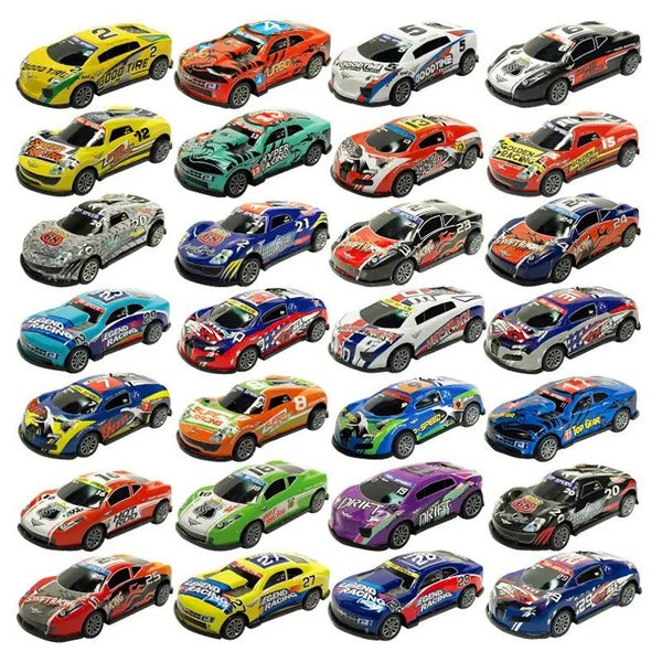 Alloy Mini Diecast Car Toy  (24 pcs  Car Set metal body) - GlowLaa.com
