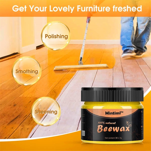 Liquid Wood Seasoning Beewax Polish - Complete Solution Furniture Care Polishing Beewax | Best Polish - Pack Off 01 - GlowLaa.com