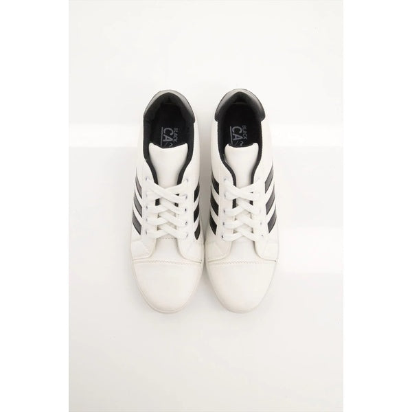 Black Stripe Canvas Sneakers  (Rotterdam (991) - 41-44) - 41 - GlowLaa.com