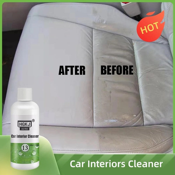 HGKJ 13 Car Leather Seat Interiors CleanerPlastic Foam Cleaner 60ml - GlowLaa.com